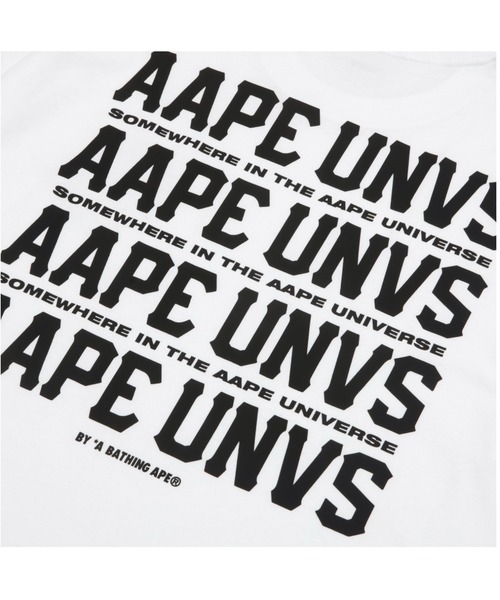 AAPE BY A BATHING APE(エーエイプバイアベイシングエイプ)の「AAPE MAIN TEE(Tシャツ/カットソー・メンズ・ブラック/ホワイト・MEDIUM/LARGE/X-LARGE/SMALL)」の4枚目の写真