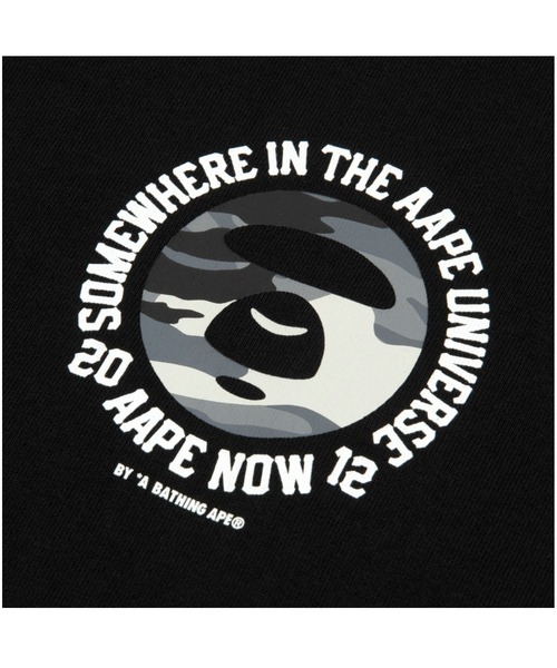 AAPE BY A BATHING APE(エーエイプバイアベイシングエイプ)の「AAPE MAIN TEE(Tシャツ/カットソー・メンズ・ブラック/ホワイト・MEDIUM/LARGE/X-LARGE/SMALL)」の5枚目の写真