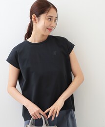 index | 【接触冷感/UV】ワンポイント刺繍Tシャツ《7col/XS~3L/洗濯機OK》(Tシャツ/カットソー)