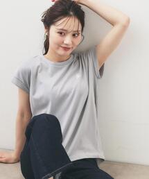 【接触冷感/UV】ワンポイント刺繍Tシャツ《7col/XS~3L/洗濯機OK》