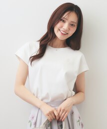 index | 【接触冷感／UV】ワンポイント刺繍Tシャツ《7col／XS~3L／洗濯機OK》(Tシャツ/カットソー)