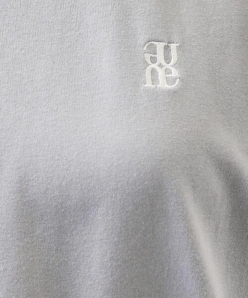 index(インデックス)の「【接触冷感/UV】ワンポイント刺繍Tシャツ《7col/XS~3L/洗濯機OK》(Tシャツ/カットソー・レディース・ライトイエロー系/ナチュラル/ネイビー/オフホワイト/ボルドー/グレー/ブラウン系その他5・36/38/40/34/42/44)」の15枚目の写真
