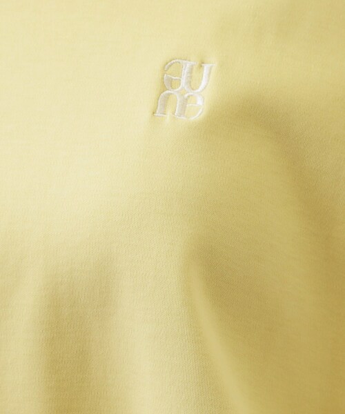 index(インデックス)の「【接触冷感/UV】ワンポイント刺繍Tシャツ《7col/XS~3L/洗濯機OK》(Tシャツ/カットソー・レディース・ライトイエロー系/ナチュラル/ネイビー/オフホワイト/ボルドー/グレー/ブラウン系その他5・36/38/40/34/42/44)」の19枚目の写真