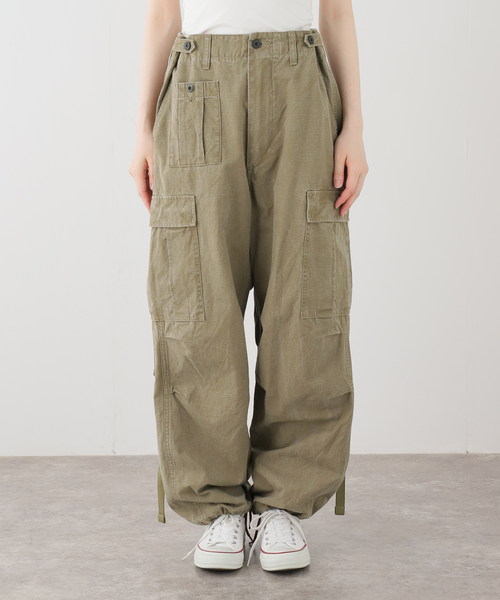 FRAMeWORK(フレームワーク)の「NIGEL CABOURN/ナイジェルケーボン リップストップアーミーカーゴパンツ(カーゴパンツ・レディース・ベージュ/ホワイト・FREE)」の2枚目の写真