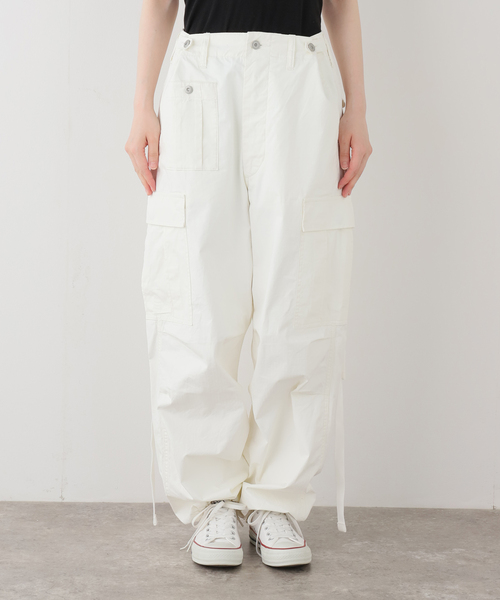 FRAMeWORK(フレームワーク)の「NIGEL CABOURN/ナイジェルケーボン リップストップアーミーカーゴパンツ(カーゴパンツ・レディース・ベージュ/ホワイト・FREE)」の1枚目の写真