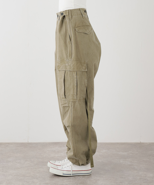 FRAMeWORK(フレームワーク)の「NIGEL CABOURN/ナイジェルケーボン リップストップアーミーカーゴパンツ(カーゴパンツ・レディース・ベージュ/ホワイト・FREE)」の12枚目の写真