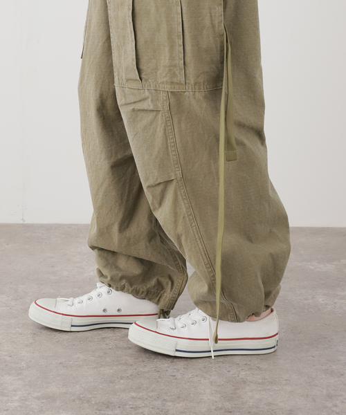 FRAMeWORK(フレームワーク)の「NIGEL CABOURN/ナイジェルケーボン リップストップアーミーカーゴパンツ(カーゴパンツ・レディース・ベージュ/ホワイト・FREE)」の4枚目の写真