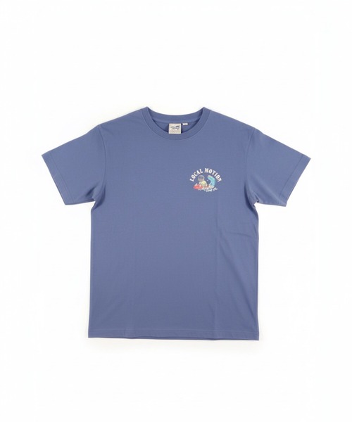 LOCALMOTION HAWAII(ローカルモーション ハワイ)の「サーフドッグプリントTシャツ(Tシャツ/カットソー・メンズ・サックスブルー/ネイビー/ホワイト・LARGE/MEDIUM/X-LARGE/SMALL)」の4枚目の写真