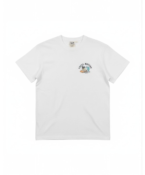 LOCALMOTION HAWAII(ローカルモーション ハワイ)の「サーフドッグプリントTシャツ(Tシャツ/カットソー・メンズ・サックスブルー/ネイビー/ホワイト・LARGE/MEDIUM/X-LARGE/SMALL)」の8枚目の写真