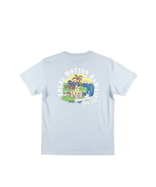 LOCALMOTION HAWAII(ローカルモーション ハワイ)の「サーフドッグプリントTシャツ(Tシャツ/カットソー・メンズ・サックスブルー/ネイビー/ホワイト・LARGE/MEDIUM/X-LARGE/SMALL)」の12枚目の写真