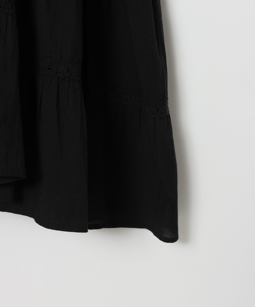AMERICAN RAG CIE（アメリカンラグシー）の「【AMERICAN RAG CIE】 インディアボリュームドレスワンピース（WOMEN)（ワンピース・レディース・ピンク/ブラック・FREE）」の7枚目の写真