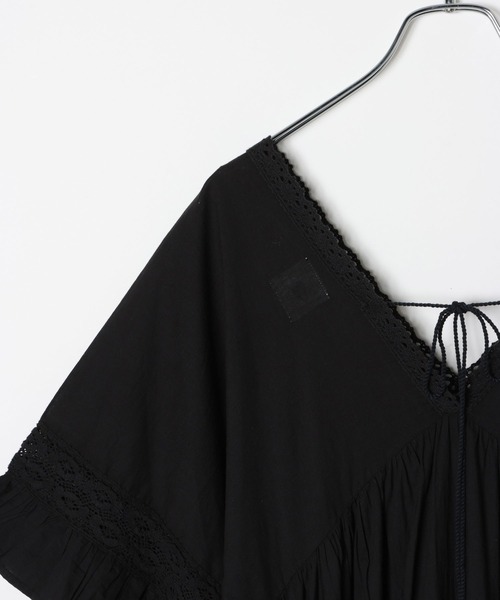 AMERICAN RAG CIE（アメリカンラグシー）の「【AMERICAN RAG CIE】 インディアボリュームドレスワンピース（WOMEN)（ワンピース・レディース・ピンク/ブラック・FREE）」の8枚目の写真