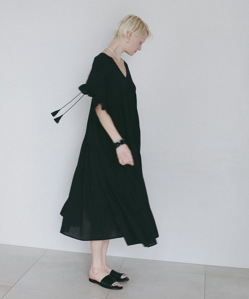 AMERICAN RAG CIE(アメリカンラグシー)の「【AMERICAN RAG CIE】 インディアボリュームドレスワンピース(WOMEN)(ワンピース・レディース・ピンク/ブラック・FREE)」の14枚目の写真