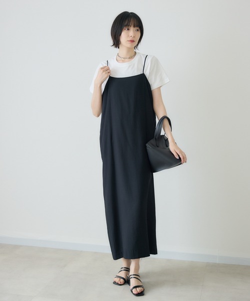 Paradise Picnic（パラダイスピクニック）の「Dignite Collier インナーセットワンピース（ワンピース・レディース・ベージュ/ブラック・FREE）」の3枚目の写真