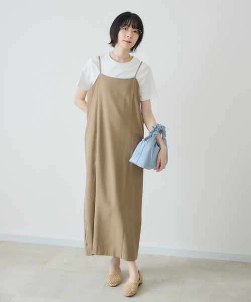 Paradise Picnic（パラダイスピクニック）の「Dignite Collier インナーセットワンピース（ワンピース・レディース・ベージュ/ブラック・FREE）」の13枚目の写真