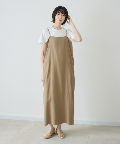 Paradise Picnic（パラダイスピクニック）の「Dignite Collier インナーセットワンピース（ワンピース・レディース・ベージュ/ブラック・FREE）」の15枚目の写真
