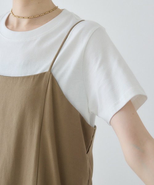 Paradise Picnic（パラダイスピクニック）の「Dignite Collier インナーセットワンピース（ワンピース・レディース・ベージュ/ブラック・FREE）」の19枚目の写真