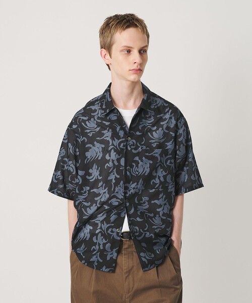 BEAUTY&YOUTH UNITED ARROWS（ビューティーアンドユースユナイテッドアローズ）の「ロンシャン シアー キャンプカラー シャツ GRANDE型（シャツ/ブラウス・メンズ・ブラック・M/XL/S/L）」の3枚目の写真