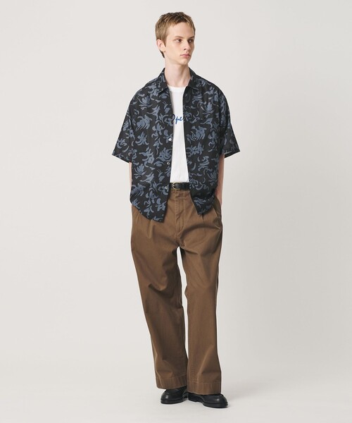 BEAUTY&YOUTH UNITED ARROWS（ビューティーアンドユースユナイテッドアローズ）の「ロンシャン シアー キャンプカラー シャツ GRANDE型（シャツ/ブラウス・メンズ・ブラック・M/XL/S/L）」の4枚目の写真