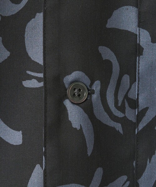 BEAUTY&YOUTH UNITED ARROWS（ビューティーアンドユースユナイテッドアローズ）の「ロンシャン シアー キャンプカラー シャツ GRANDE型（シャツ/ブラウス・メンズ・ブラック・M/XL/S/L）」の9枚目の写真