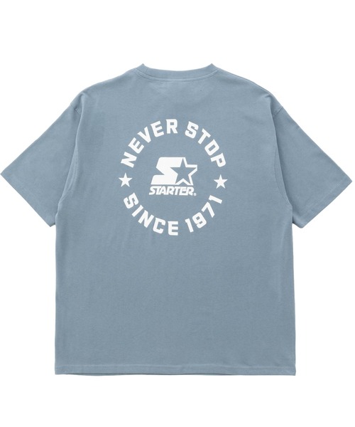 STARTER（スターター）の「STARTER スターター メンズ半袖Tシャツ デザインロゴ バックプリント（Tシャツ/カットソー・メンズ・ダークブルー/ホワイト/ブラック・M/L/XL）」の22枚目の写真