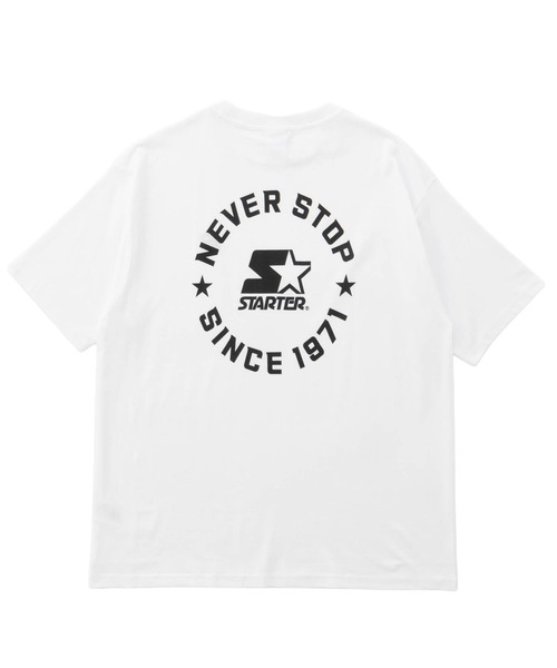 STARTER（スターター）の「STARTER スターター メンズ半袖Tシャツ デザインロゴ バックプリント（Tシャツ/カットソー・メンズ・ダークブルー/ホワイト/ブラック・M/L/XL）」の18枚目の写真