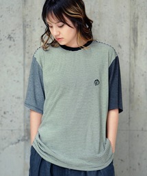 DEVILOCK Embroidery Crazy Border Tee