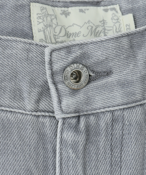 DIME（ダイム）の「【Dime/ダイム】 STRAIGHT DENIM PANTS（デニムパンツ・レディース・グレー・X-SMALL/MEDIUM）」の9枚目の写真