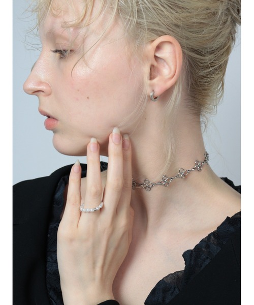 Bilan(ビラン)の「アクセントパールリング / 【BILAN】 Accent Pearl Ring(リング・レディース・ゴールド/シルバー・14号/9号/11号)」の7枚目の写真
