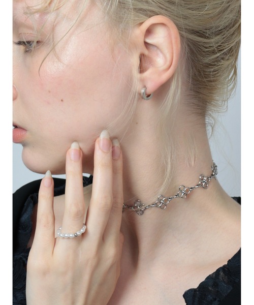 Bilan(ビラン)の「アクセントパールリング / 【BILAN】 Accent Pearl Ring(リング・レディース・ゴールド/シルバー・14号/9号/11号)」の8枚目の写真