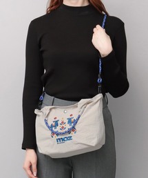 unify 軽量 刺繍デザイン ナイロンタフタ 2WAY ショルダー ハンドトートバッグ