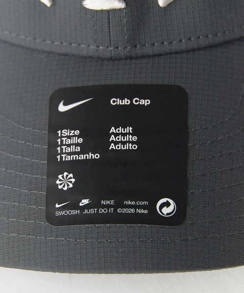 NIKE(ナイキ)の「NIKE/ナイキ M/L NIKE Anthracite ベースボールキャップ フロントロゴ UVカット 軽量 野球 ベーシック 定番 スポーティー ストリート カジュアル メンズ レディース 2026年 夏 夏服(キャップ・メンズ・ブラック系1/ブラック系2/ブラック系3/ブラック系4・FREE)」の21枚目の写真