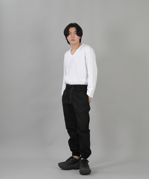 SAINTCREW(セントクルー)の「インハウスカーゴジョガーパンツ IHC-359 カーキ(スウェットパンツ・メンズ・その他・MEDIUM/LARGE/X-LARGE)」の2枚目の写真