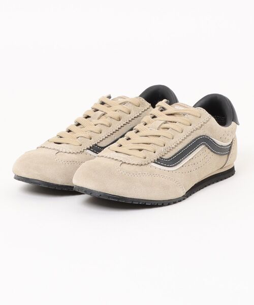 VANS(バンズ)の「VANS ヴァンズ SUPER LOWPRO スーパーロープロ VN000Z2ZDRT INCENSE/BLACK(スニーカー・レディース・ベージュ・5/5h/6/6h/7/7h)」の1枚目の写真