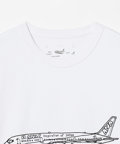 BEAMS T(ビームスティー)の「ANA × BEAMS / FLOW T-Shirt(Tシャツ/カットソー・メンズ・ホワイト・S/M/XL/L)」の4枚目の写真