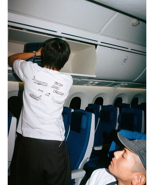 BEAMS T(ビームスティー)の「ANA × BEAMS / FLOW T-Shirt(Tシャツ/カットソー・メンズ・ホワイト・S/M/XL/L)」の8枚目の写真