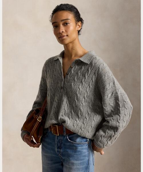 POLO RALPH LAUREN｜ポロ ラルフ ローレンのニット/セーター（グレー