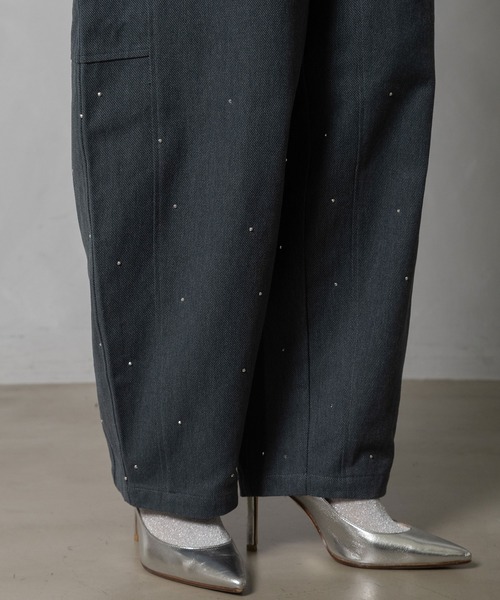 MARECHAL TERRE（マルシャルテル）の「スタッズコクーンパンツ（その他パンツ・レディース・ブラック/ブラウン/グレー/グリーン・MEDIUM）」の7枚目の写真