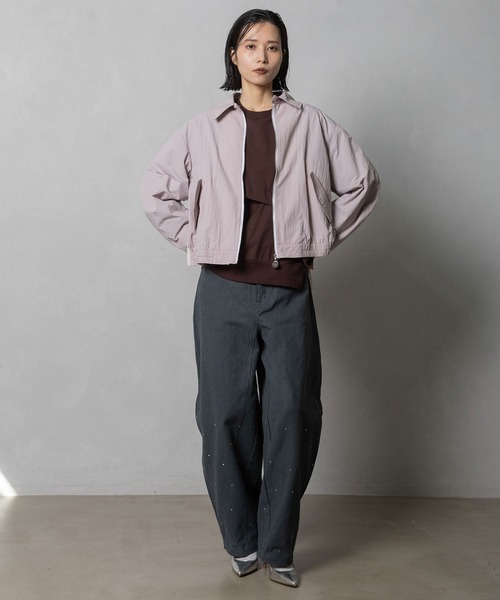 MARECHAL TERRE（マルシャルテル）の「スタッズコクーンパンツ（その他パンツ・レディース・ブラック/ブラウン/グレー/グリーン・MEDIUM）」の9枚目の写真