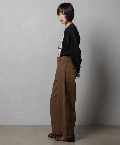 MARECHAL TERRE（マルシャルテル）の「スタッズコクーンパンツ（その他パンツ・レディース・ブラック/ブラウン/グレー/グリーン・MEDIUM）」の16枚目の写真