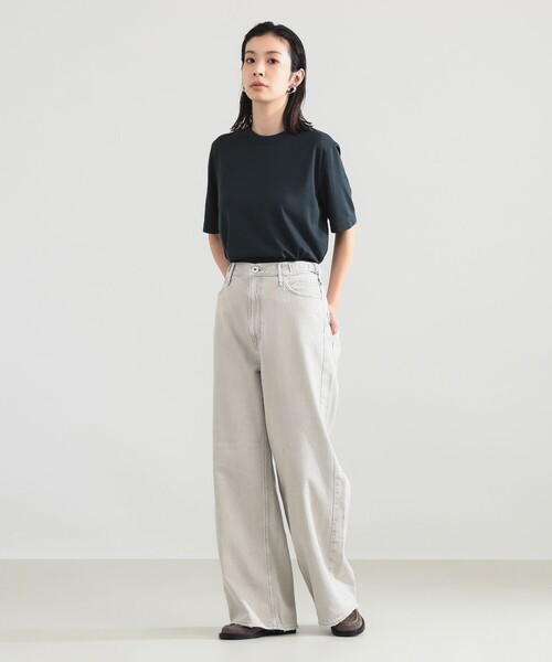 Demi-Luxe BEAMS（デミルクス ビームス）の「upper hights / THE LINA デニムパンツ（デニムパンツ・レディース・ライトブルー・23/25）」の3枚目の写真