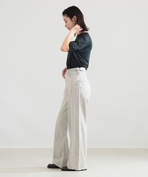 Demi-Luxe BEAMS（デミルクス ビームス）の「upper hights / THE LINA デニムパンツ（デニムパンツ・レディース・ライトブルー・23/25）」の4枚目の写真
