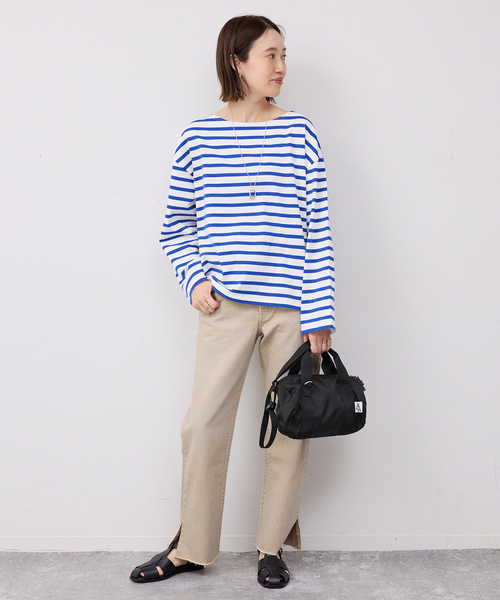 Drifter(ドリフター)の「《追加3》DRIFTER/ドリフター SLOBE別注 ショルダー付きボストン(ボストンバッグ・レディース・グレー/ブラック/ベージュ系その他・FREE)」の4枚目の写真