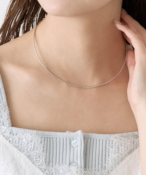 mystic(ミスティック)の「26AW shiny necklace(ネックレス・レディース・ゴールド/シルバー・ONE SIZE)」の2枚目の写真