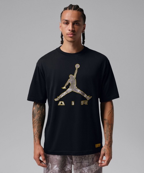 JORDAN BRAND(ジョーダンブランド)の「ジョーダン ブルックリン メンズ リアルツリー Tシャツ / Jordan Brooklyn Men's Realtree T-Shirt IO0113-010 Black(Tシャツ/カットソー・メンズ・ブラック・L/M/S/XL/2XL)」の1枚目の写真