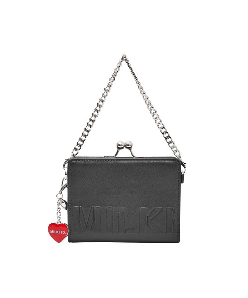 MILKFED.(ミルクフェド)の「EMBOSSED LOGO BI-FOLD WALLET(財布・レディース・ブラック/ブラウン/ライトブルー・ONE SIZE)」の9枚目の写真