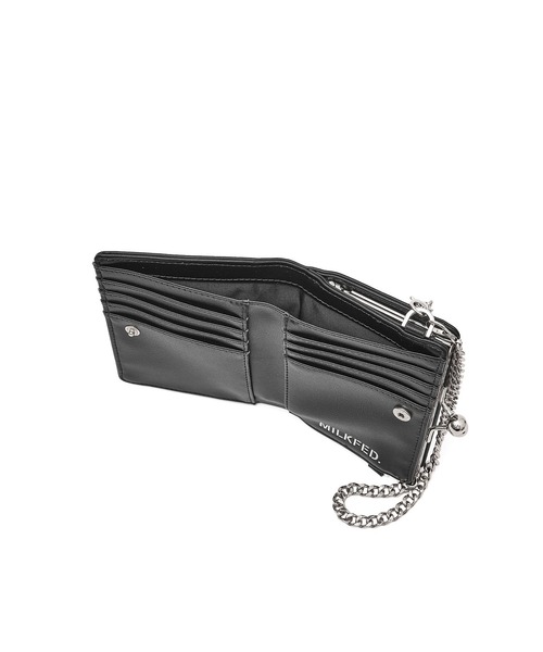 MILKFED.(ミルクフェド)の「EMBOSSED LOGO BI-FOLD WALLET(財布・レディース・ブラック/ブラウン/ライトブルー・ONE SIZE)」の12枚目の写真