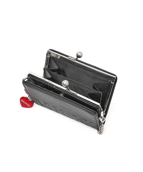 MILKFED.(ミルクフェド)の「EMBOSSED LOGO BI-FOLD WALLET(財布・レディース・ブラック/ブラウン/ライトブルー・ONE SIZE)」の13枚目の写真