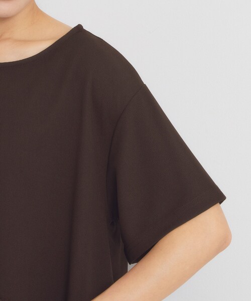 ITS'DEMO（イッツデモ）の「裾レーストップス（Tシャツ/カットソー・レディース・ブラック/ブラウン系その他/アイボリー・00）」の5枚目の写真