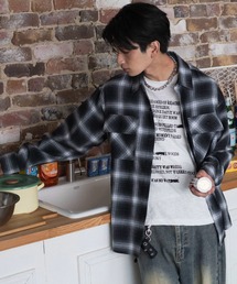 WEGO | WEGO/【26年秋冬新作】オンブレチェックネルシャツ(シャツ/ブラウス)